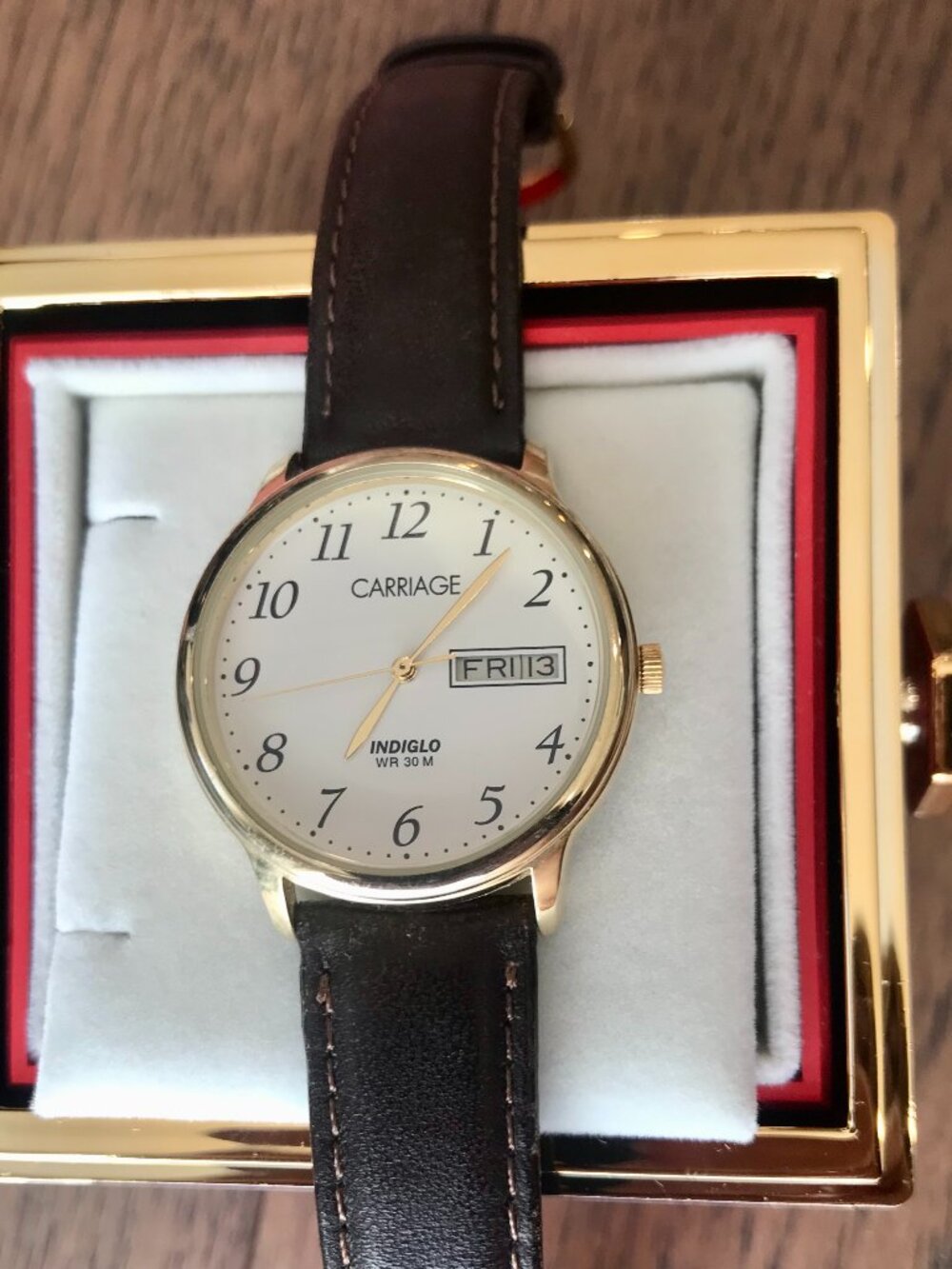 Vintage Carriage Timex Indiglo wristwatch